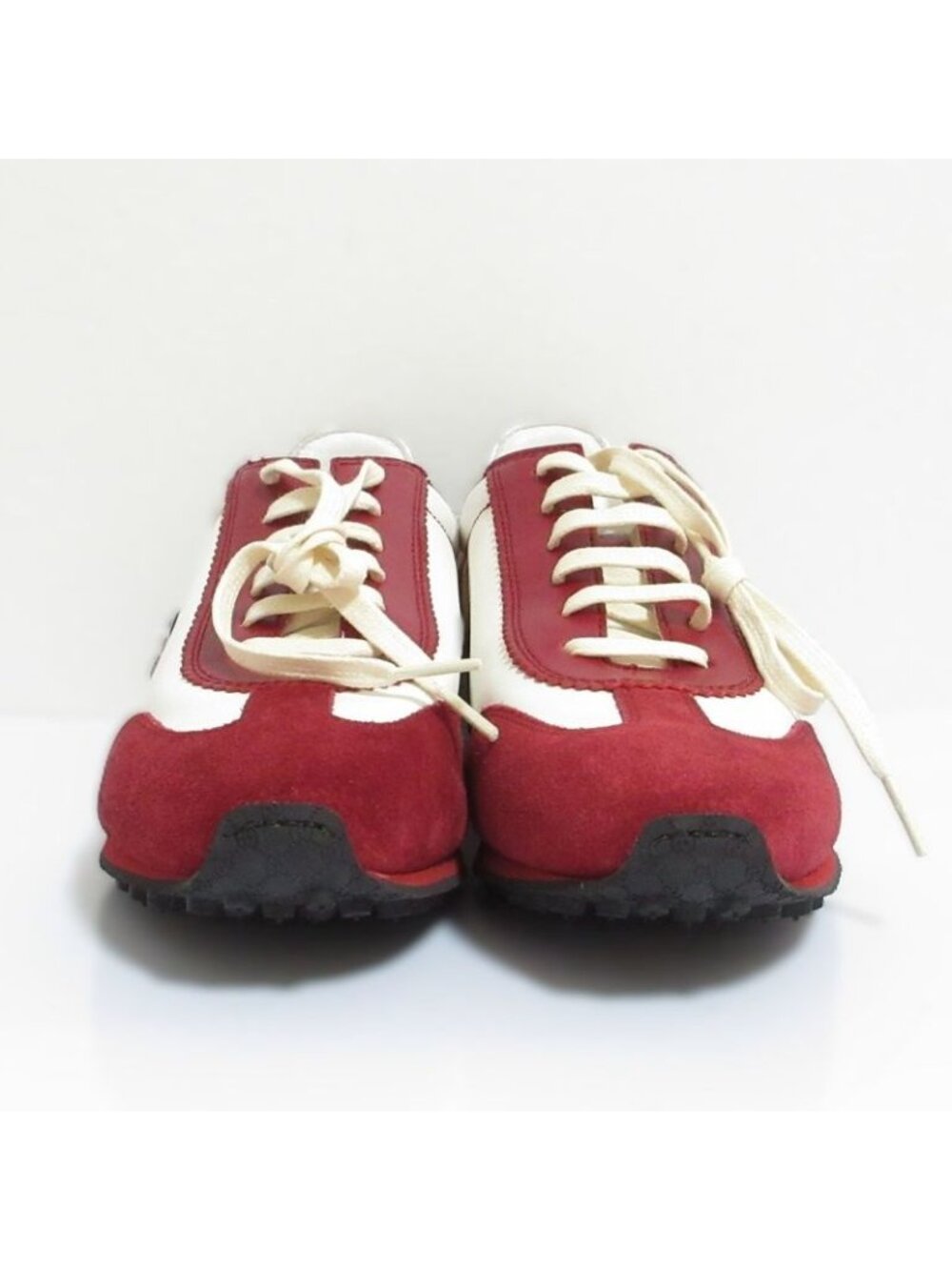 Gucci Side Logo Sneakers 35 White Red - Picture 3 of 16